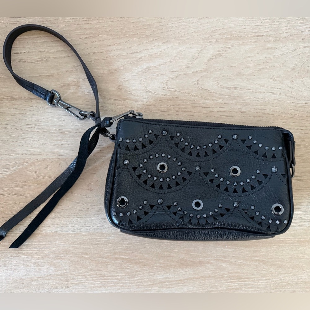 aimee kestenberg black western wristlet